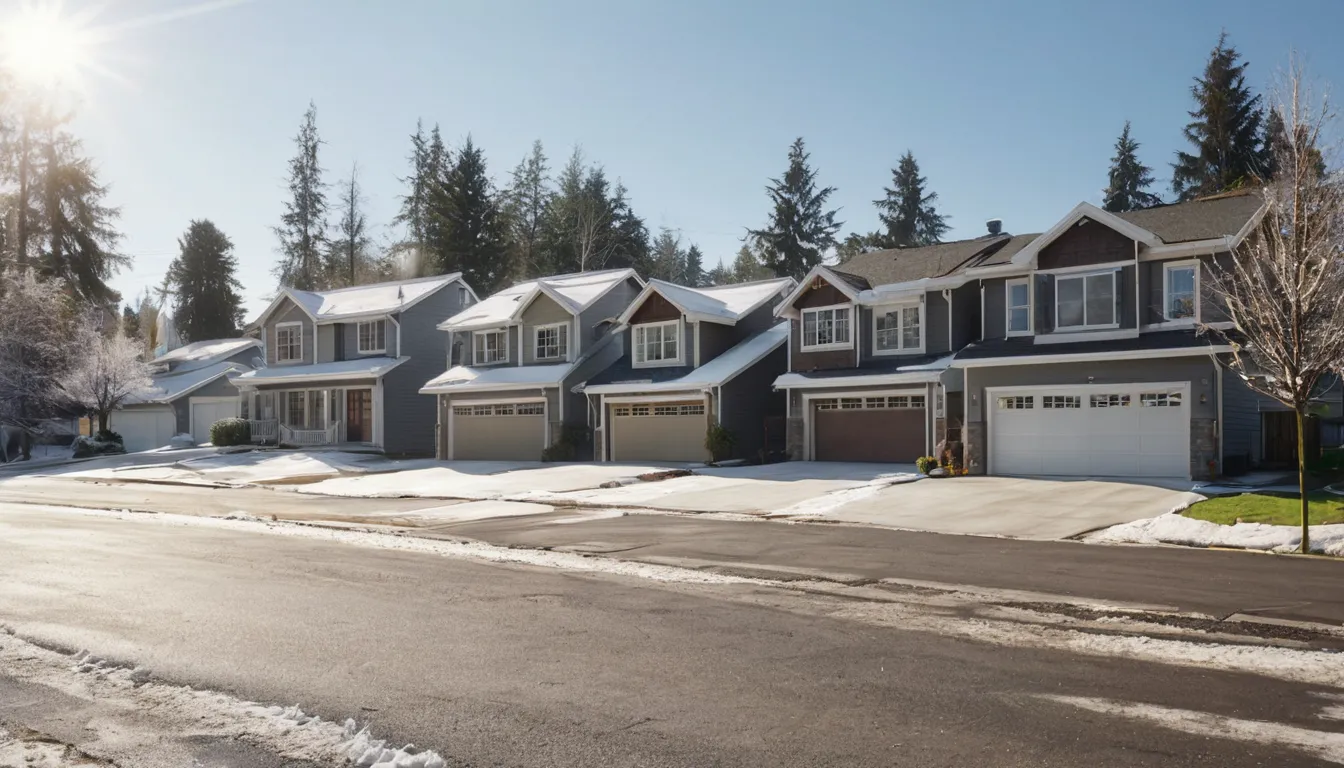Homes with garage doors across the Denver area